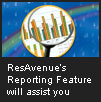 ResAvenue's Reporting Feature will assist you